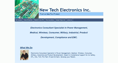 Desktop Screenshot of new-tech-electronics.com